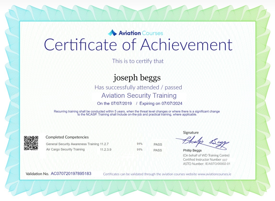 BSAT Training: Airport Authority Compliance